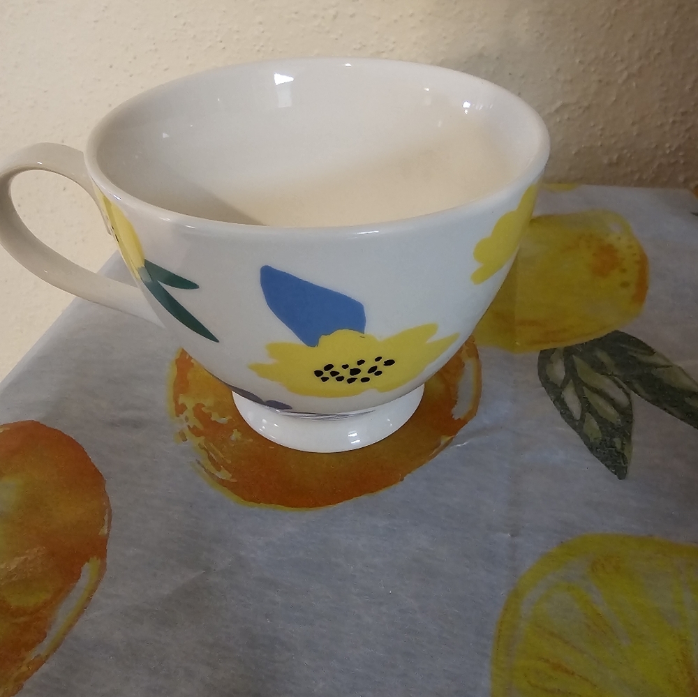 Flower tea cup